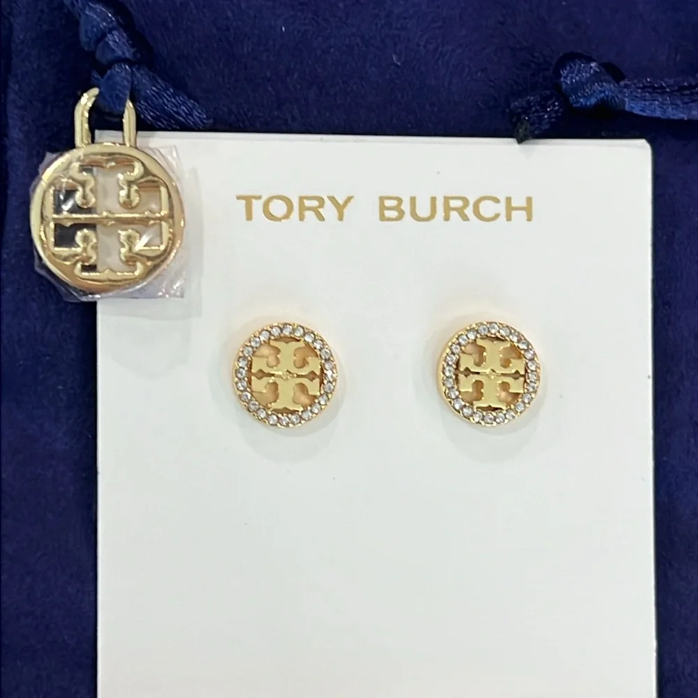 Tory Burch Gold Stud Earrings